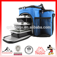 Benutzerdefinierte Insulated Lunch Kühltasche Mahlzeit Management Tasche 3 Mahlzeit Prep Bag